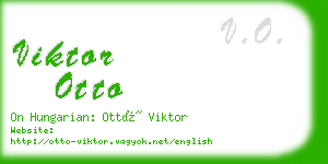 viktor otto business card